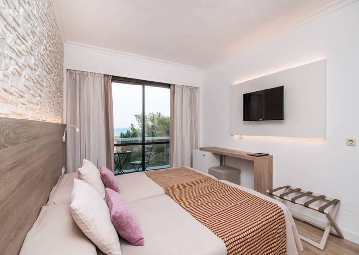 Doppelzimmer mit terrasse Hotel Na Taconera Font de Sa Cala, Mallorca