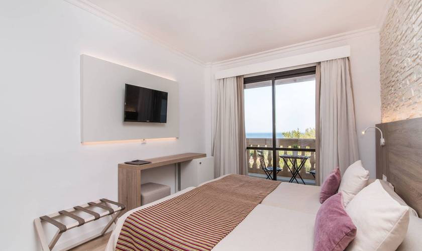 Chambre double avec vue sur la mer Hôtel Na Taconera Font de Sa Cala, Mallorca